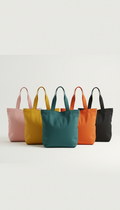 Cabas quotidien mandarine